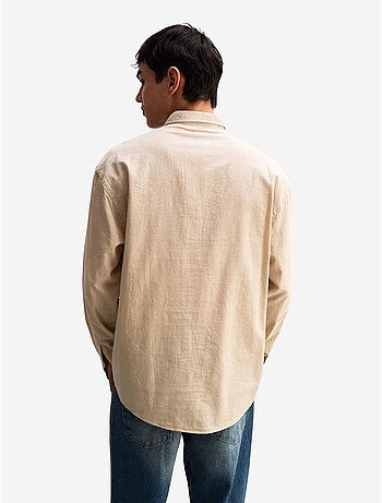Chemise boutonnée oversize en coton giesto
