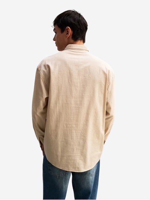 Chemise boutonnée oversize en coton giesto - Kiabi Chemise boutonnée oversize en coton giesto - Kiabi