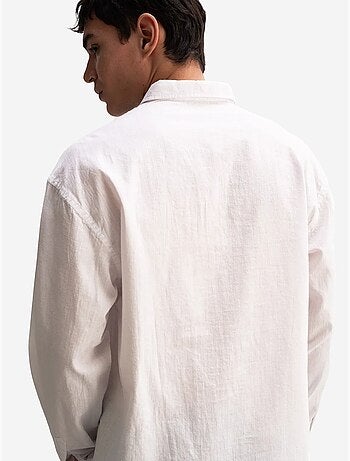 Chemise boutonnée oversize en coton giesto
