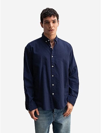Chemise boutonnée oversize en coton giesto