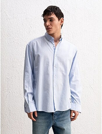 Chemise boutonnée oversize en coton giesto