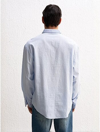 Chemise boutonnée oversize en coton giesto
