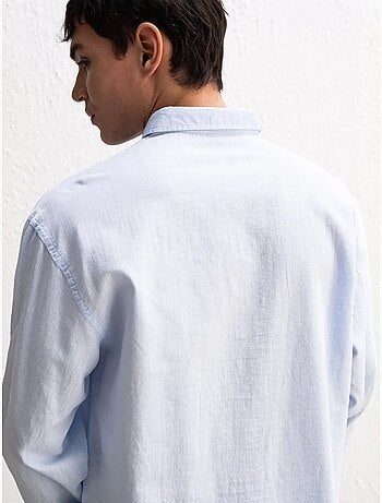 Chemise boutonnée oversize en coton giesto