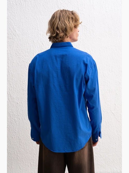 Chemise boutonnée oversize en coton giesto - Kiabi Chemise boutonnée oversize en coton giesto - Kiabi