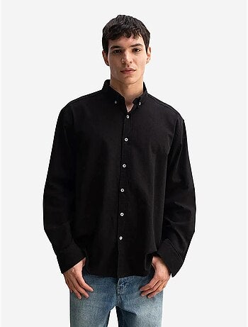 Chemise boutonnée oversize en coton giesto