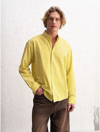 Chemise boutonnée oversize en coton giesto