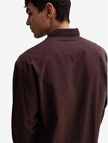 Chemise boutonnée oversize en coton giesto