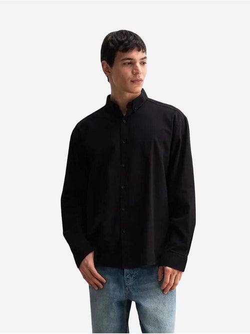 Chemise boutonnée oversize en coton giesto - Kiabi