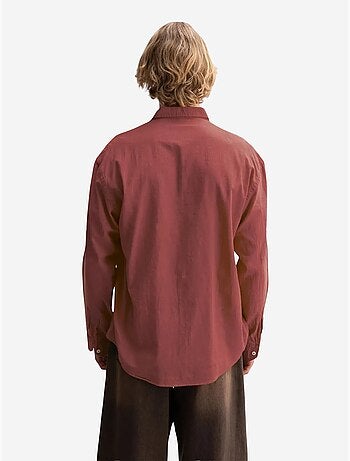 Chemise boutonnée oversize en coton giesto