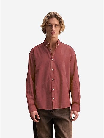 Chemise boutonnée oversize en coton giesto