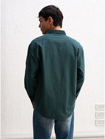 Chemise boutonnée oversize en coton giesto