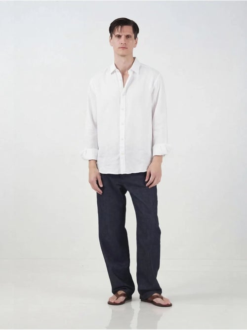 Chemise boutonnée oversize giesto à col chemise - Kiabi