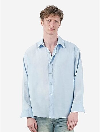 Chemise boutonnée oversize pour homme giesto
