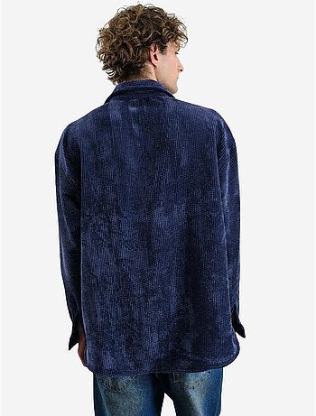 Chemise boutonnée oversize texturée giesto