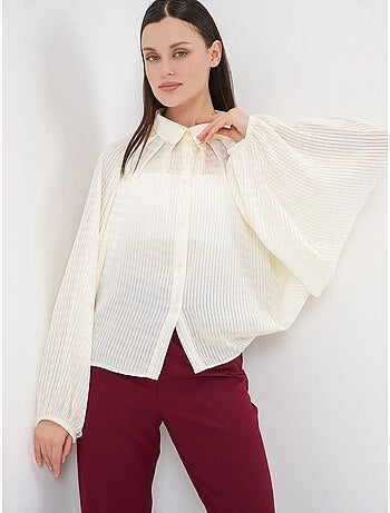 Chemise boutonnée rayée oversize bdart
