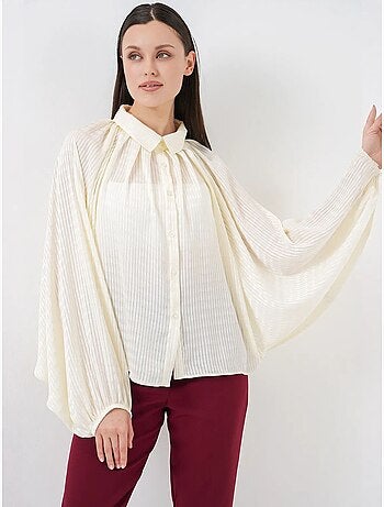 Chemise boutonnée rayée oversize bdart