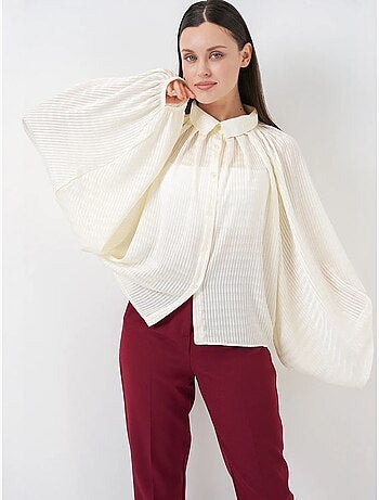 Chemise boutonnée rayée oversize bdart