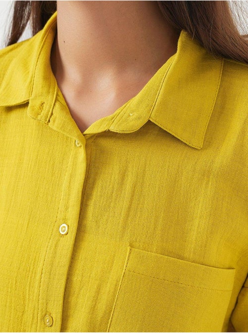 Chemise boutonnée surdimensionnée à manches longues bdart - Kiabi Chemise boutonnée surdimensionnée à manches longues bdart - Kiabi