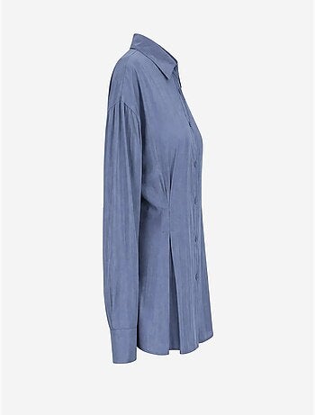 Chemise boutonnée texturée ajustée mixray