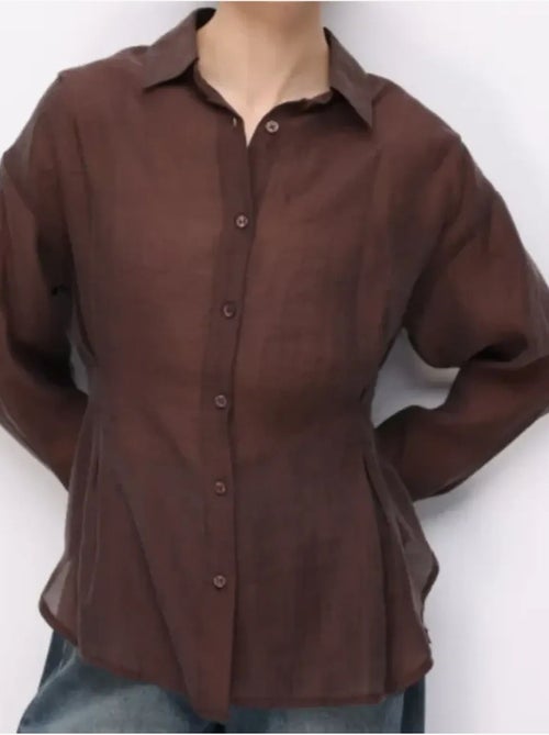 Chemise boutonnée texturée ajustée mixray - Kiabi Chemise boutonnée texturée ajustée mixray - Kiabi