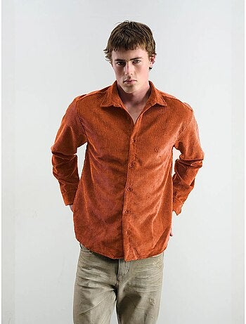 Chemise boutonnée texturée oversize giesto