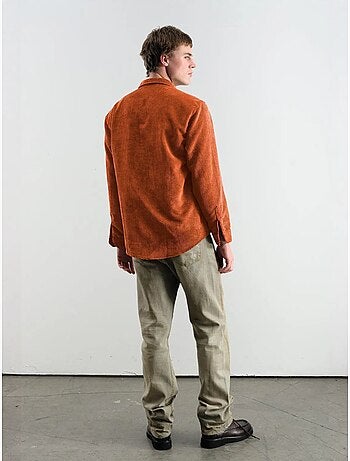 Chemise boutonnée texturée oversize giesto