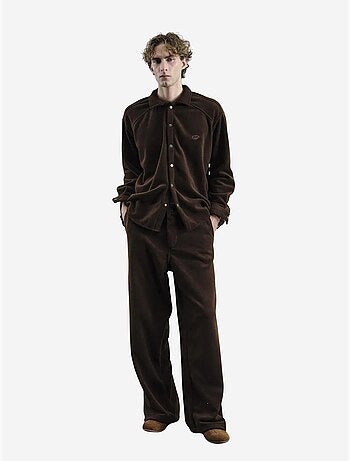 Chemise boutonnée texturée pelucheuse giesto