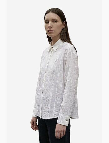Chemise boutonnée texturée tissée my fashion