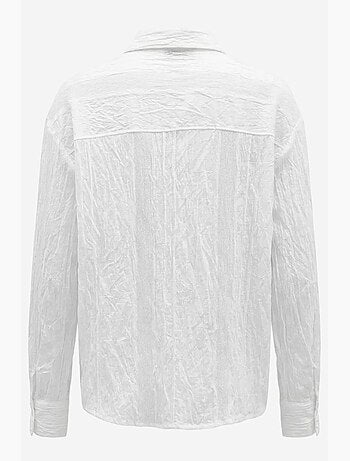 Chemise boutonnée texturée tissée my fashion
