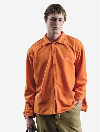 Chemise boutonnée tissée texturée giesto