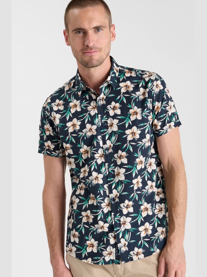 Chemise BRISEL 'Le Temps Des Cerises' Bleu - Kiabi