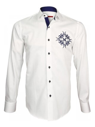 Chemise brodée HERALDIC