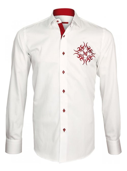 Chemise brodée HERALDIC - Kiabi