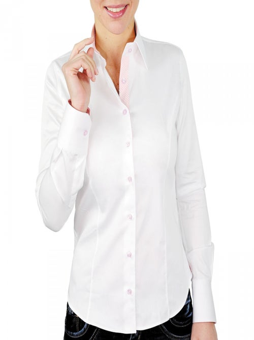 Chemise brodée LOVE - Kiabi