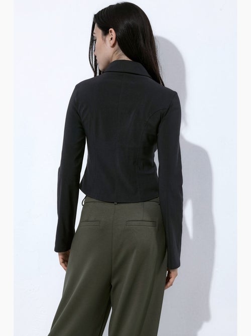 Chemise cache-cœur boutonnée hiccup - Kiabi Chemise cache-cœur boutonnée hiccup - Kiabi