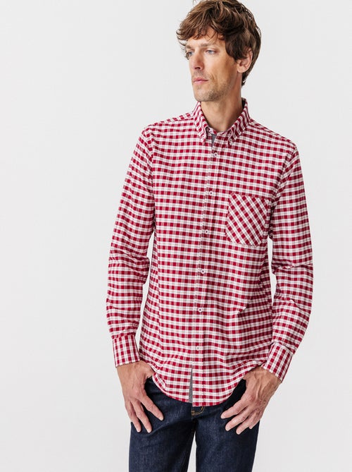 Chemise carreaux - Damart - Kiabi
