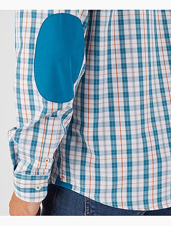 Chemise carreaux à coudières - damart