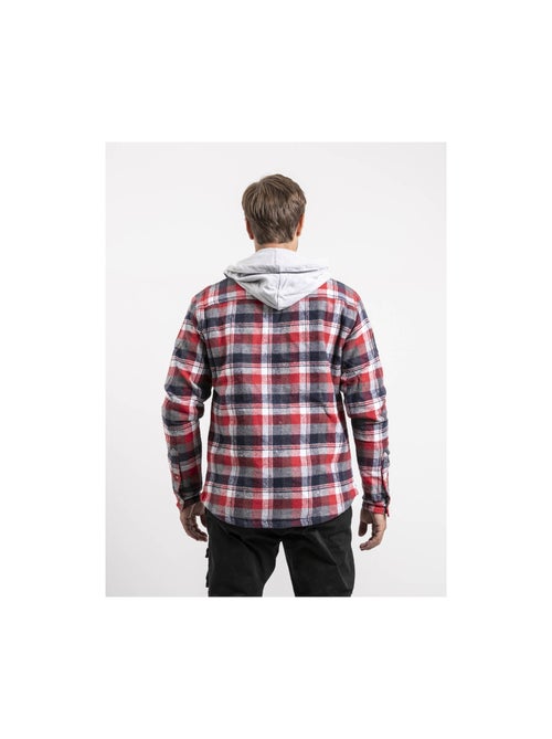 Chemise carreaux avec capuche TARZAC - Kiabi