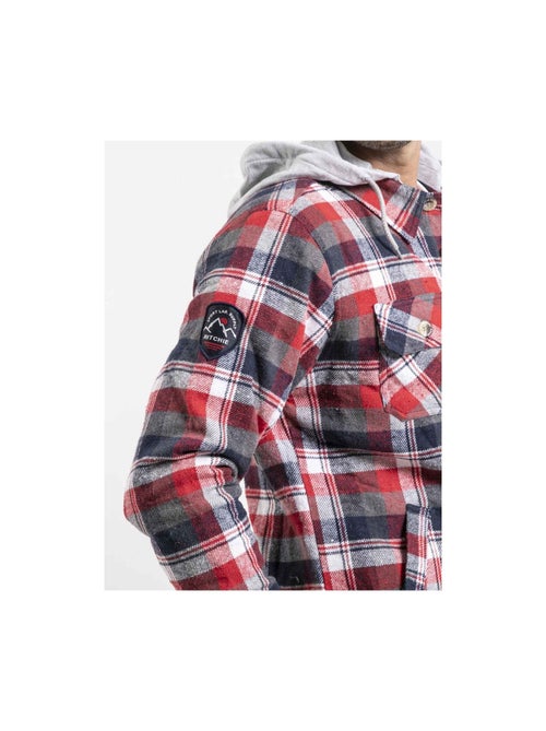 Chemise carreaux avec capuche TARZAC - Kiabi