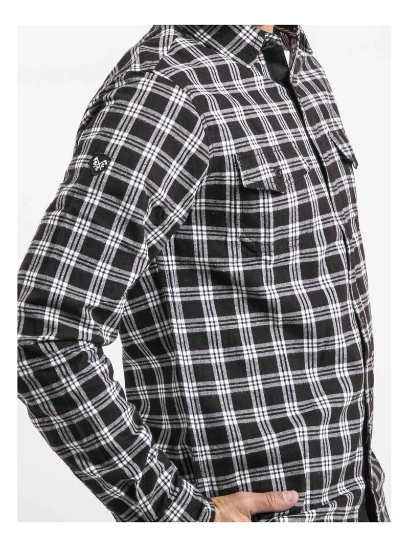 Chemise carreaux TAMIER Noir - Kiabi