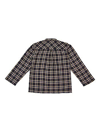 Chemise Carreaux Tartan et Col Mao RIMBAUD - La Faute à Voltaire