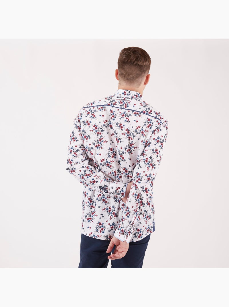 CHEMISE CASUAL BRIGHT FLOWERS Blanc - Kiabi
