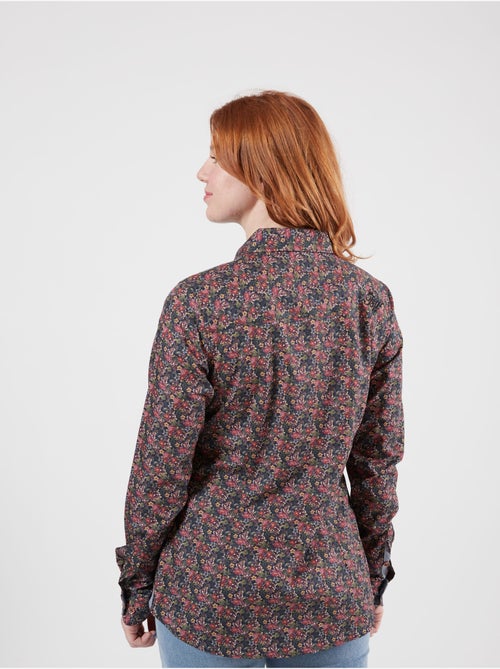 CHEMISE CASUAL QUEEN DARK FLOWERS - Kiabi