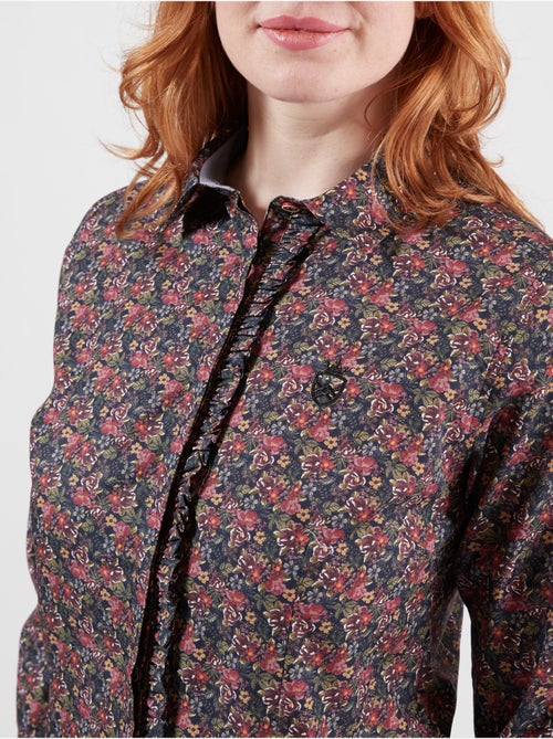 CHEMISE CASUAL QUEEN DARK FLOWERS - Kiabi