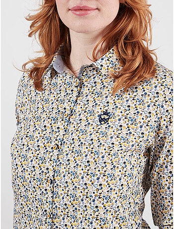 CHEMISE CASUAL QUEEN DOTS