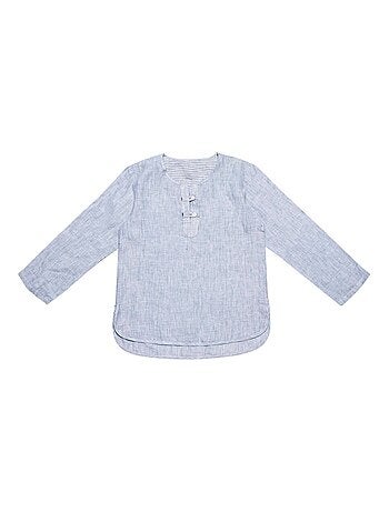 Chemise Cérémonie Été à Fines Rayures ROBINSON - La Faute à Voltaire