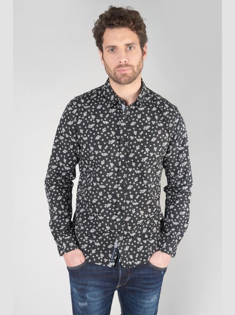 Chemise CESAL 'Le Temps Des Cerises' Noir - Kiabi
