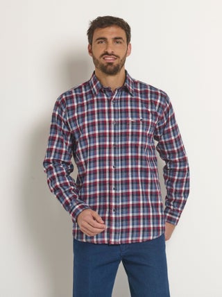 Chemise chaude en flanelle avec carreaux