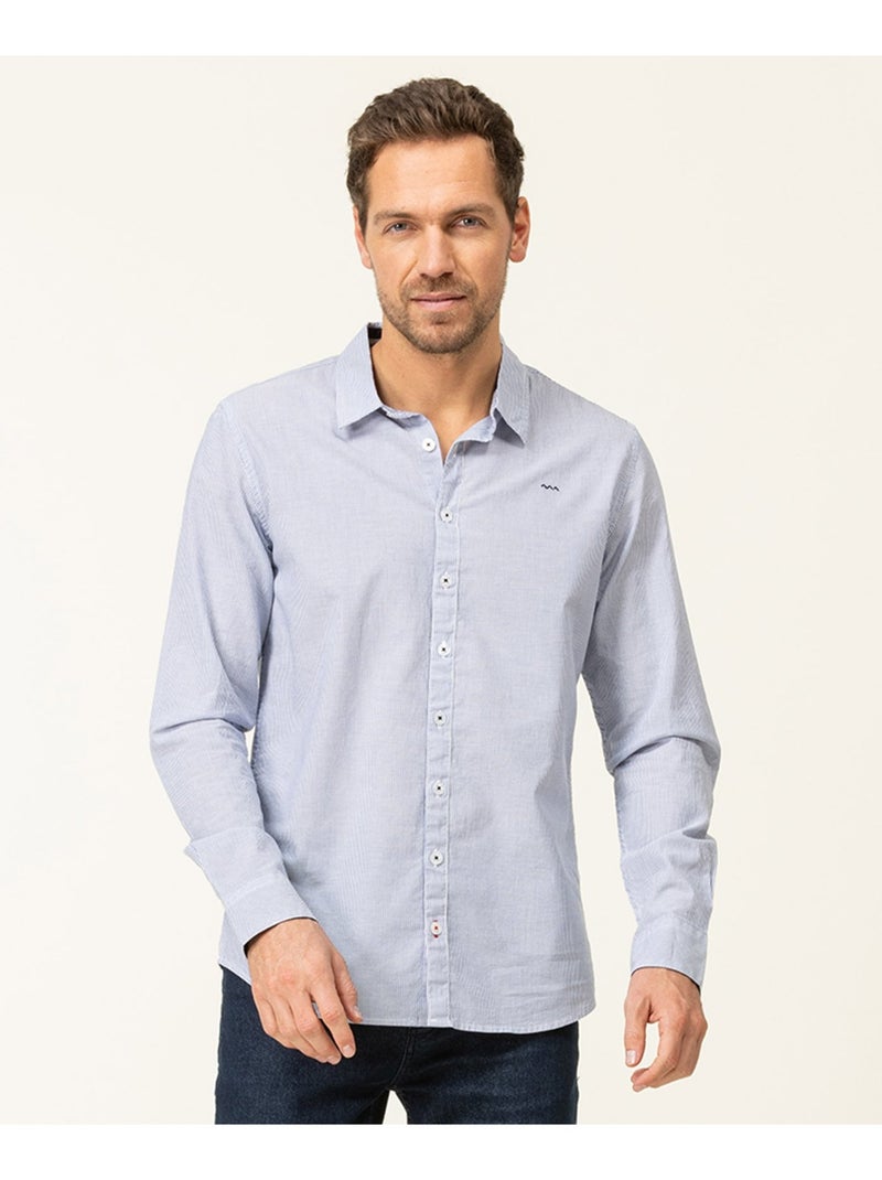 Chemise Chemisier Ml Homme Terre de Marins Bleu - Kiabi