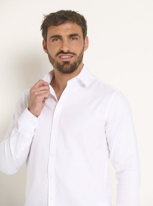 Chemise chic en stretch coupe ajustée - Afibel - Kiabi